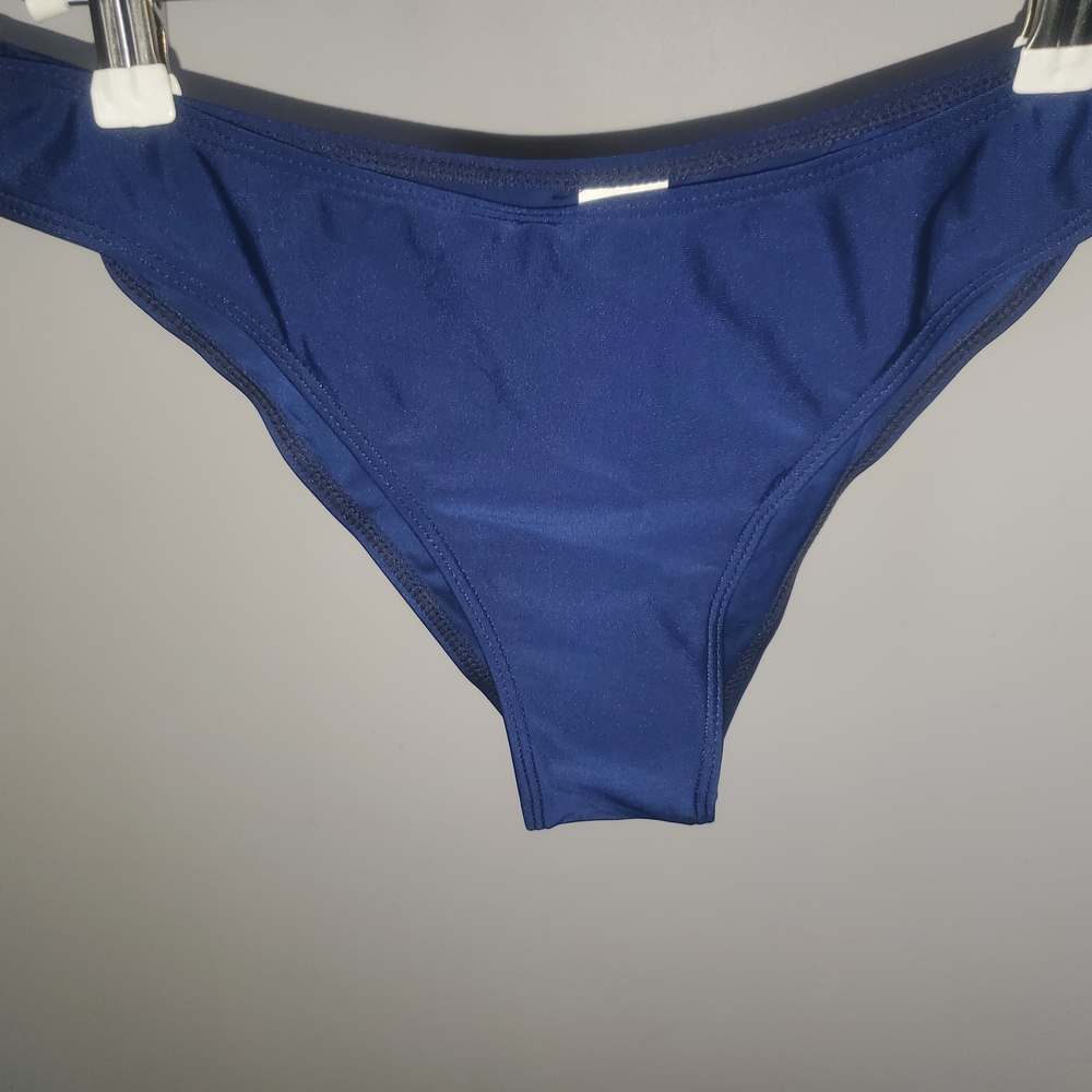 Women's Navy Blue Bikini Bottom - Sleek Swim Brief